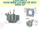 Khái niệm chung về máy biến áp