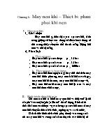 Máy nén khí – Thiết bị phân phối khí nén
