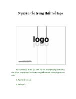 Nguyên tắc trong thiết kế logo