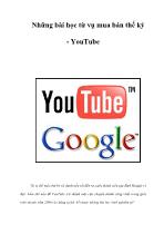 Những bài học từ vụ mua bán thế kỷ - YouTube