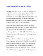 Những xu hướng Tiếp thị xanh cho Việt Nam