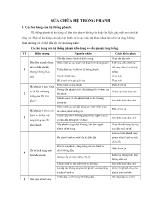 Sửa chữa hệ thống phanh