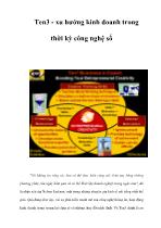 Ten3 - Xu hướng kinh doanh trong thời kỳ công nghệ số