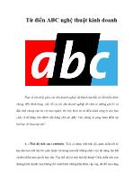 Từ điển ABC nghệ thuật kinh doanh