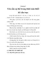 Yêu cầu cụ thể trong tính toán thiết kế cầu trục