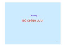 Bài giảng Bộ chỉnh lưu