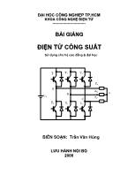 Bài giảng Điện tử công suất (sử dụng cho hệ cao đẳng và đại học)