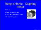 Bài giảng Động cơ bước - Stepping motor