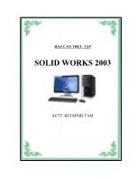 Báo cáo Thực tập Solid Works 2003