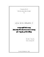 Công nghệ thi công dầm hộp liên tục bê tông cốt thép D.Ư.L bằng phương pháp đúc hẫng