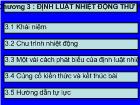 Định luật nhiệt động thứ II