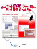 Giáo trình Eagle layout editon - Vẽ và thiết kế mạch điện