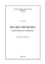 Giáo trình Hóa học môi trường