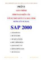 Giáo trình tính toán kết cấu với sự trợ giúp của máy tính hướng dẫn sử dụng SAP 2000