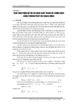 Giáo trình Vận hành hệ thống điện - Tính toán phân bố tối ưu công suất trong hệ thống điện bằng phương pháp qui hoạch động