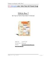 Hướng dẫn sử dụng phần mềm TINA7