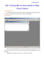 Hướng dẫn vẽ mạch nguyên lý bằng Orcad Capture