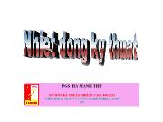 Nhiệt động kỹ thuật