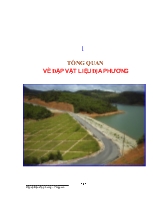 Tổng quan về đập vật liệu địa phương