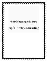6 bước quảng cáo trực tuyến - Online Marketing
