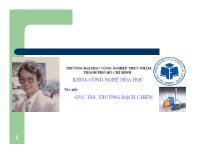 Bài giảng Các khái niệm về Quản lý chất lượng – Kiểm soát chất lượng bằng thống kê