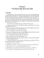 Bài giảng Địa hóa dầu - Ứng dụng địa hóa dầu khí
