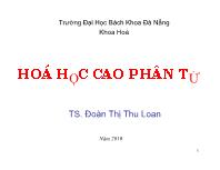 Bài giảng Hóa học cao phân tử