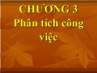 Bài giảng Phân tích công việc