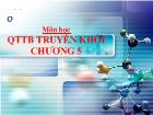Bài giảng Quá trình thiết bị truyền khối - Hấp phụ