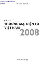 Báo cáo Thương mại điện tử Việt Nam 2008