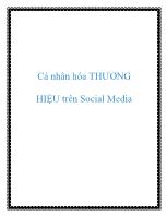 Cá nhân hóa thương hiệu trên social media