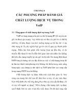 Các phương pháp đánh giá chất lượng dịch vụ trong VoIP