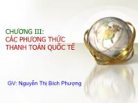 Các phương thức thanh toán quốc tế