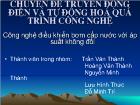 Chuyên đề Truyền động điện và tự động hoá quá trình công nghệ