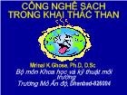 Công nghệ sạch trong khai thác than