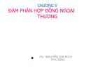 Đàm phán hợp đồng ngoại thương