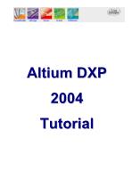 Đề tài Altium DXP 2004 Tutorial
