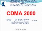Đề tài CDMA 2000