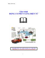 Giáo trình Động cơ phun xăng điện tử