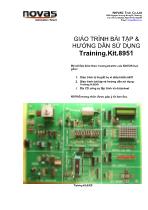 Giáo trình hướng dẫn sử dụng Training.Kit.8951