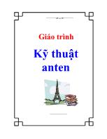 Giáo trình Kỹ thuật anten