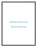 Hashtag trong Social Media Marketing