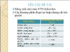 Luận văn Thiết kế dây chuyền sản xuất dầu khí với năng suất nhà máy 8750 ktấn/năm