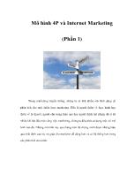 Mô hình 4P và Internet Marketing (Phần 1)