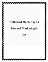 Outbound Marketing và Inbound Marketing là gì?