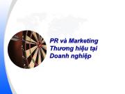 PR và Marketing Thương hiệu tại Doanh nghiệp