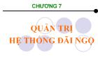 QUẢN TRỊ HỆ THỐNG ĐÃI NGỘ