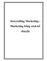 Storytelling Marketing -Marketing bằng cách kể chuyện