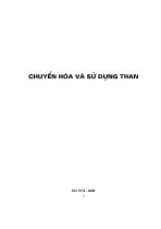 Tài liệu Chuyển hóa và sử dụng than