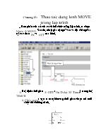 Thao tác dùng lệnh MOVE trong lập trình